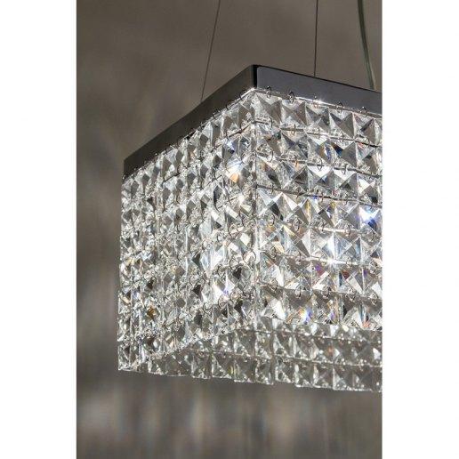 Lucciola 40 cm 4 luci 406 cristalli - Lampadario cristallo