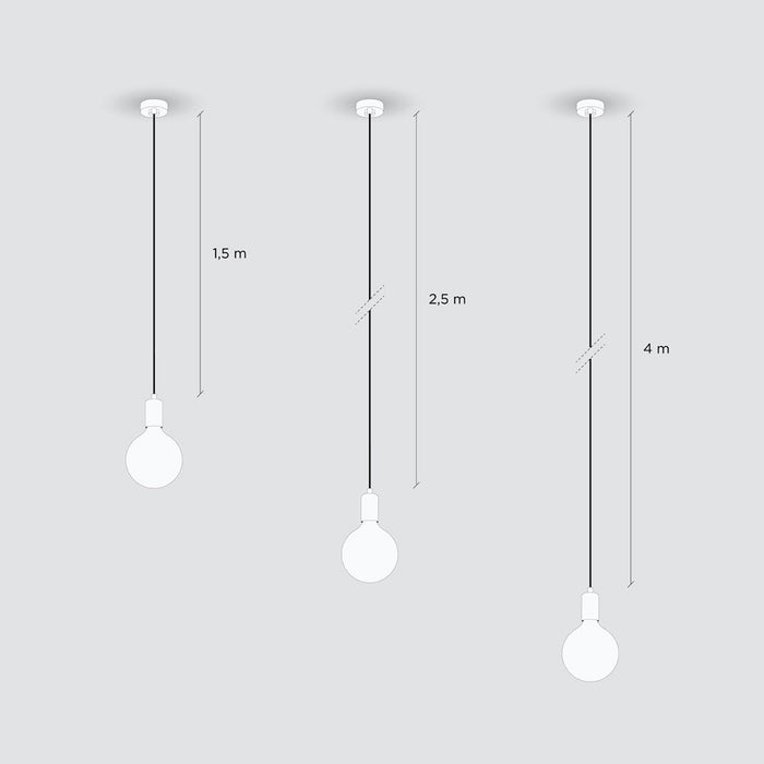 EasyLamp Lampadario con lampada a sospensione moderno [Classe di efficienza energetica A++]