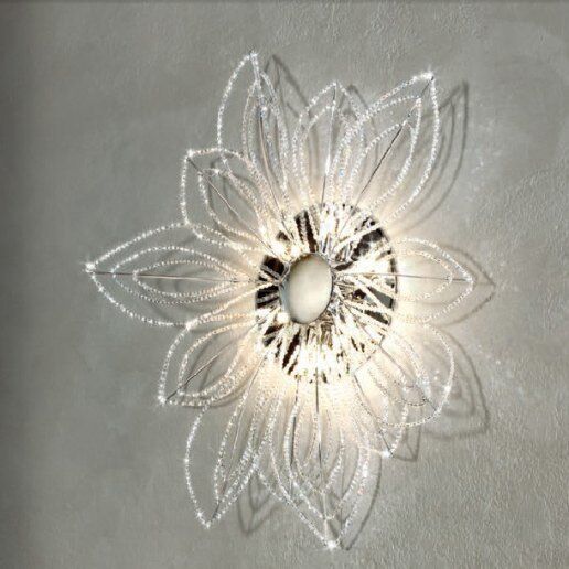 Girasole cromo - Plafoniera da soffitto - PATRIZIA VOLPATO