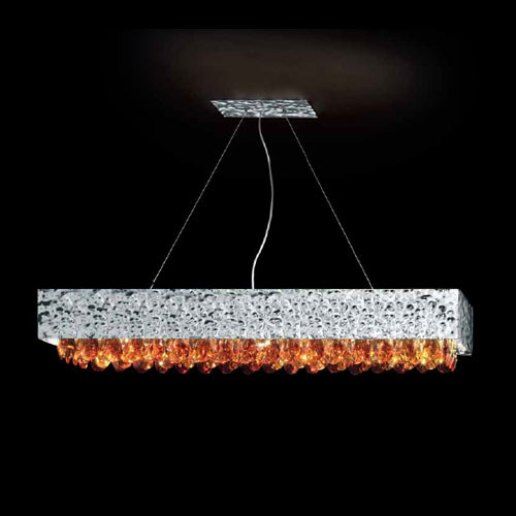 Magma 0452/s110 ametista (cromo) - Lampadario, Sospensione - PATRIZIA VOLPATO