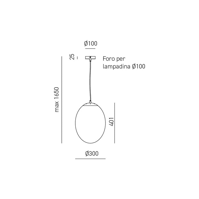 Fabiana - Lampadario a sospensione piccolo - GEA LUCE