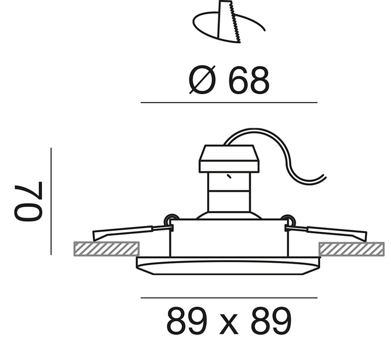 Janus - Faretto quadrato - GEA LUCE