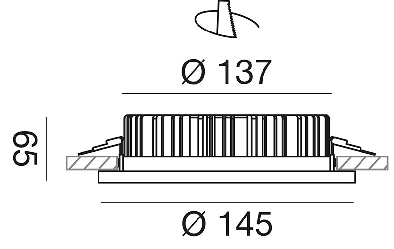 Lyra - Faretto piccolo - GEA LUCE