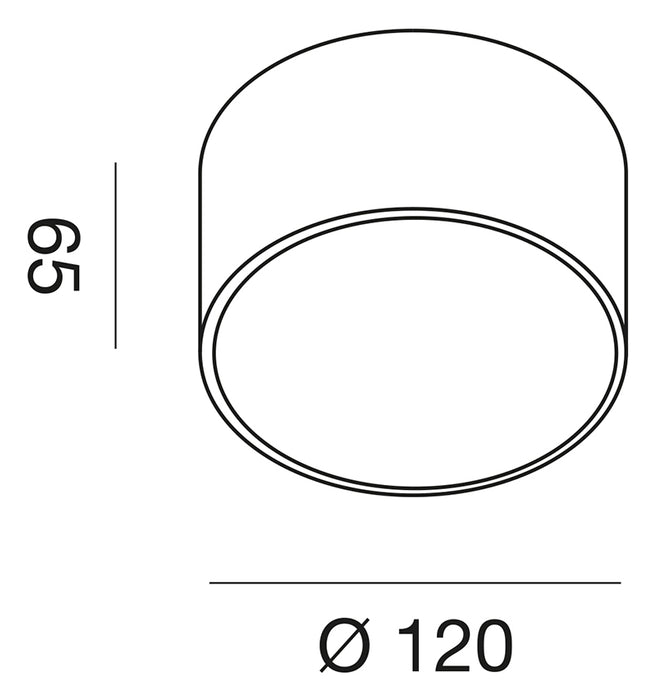 Cloe 65 - Plafoniera piccola - GEA LUCE