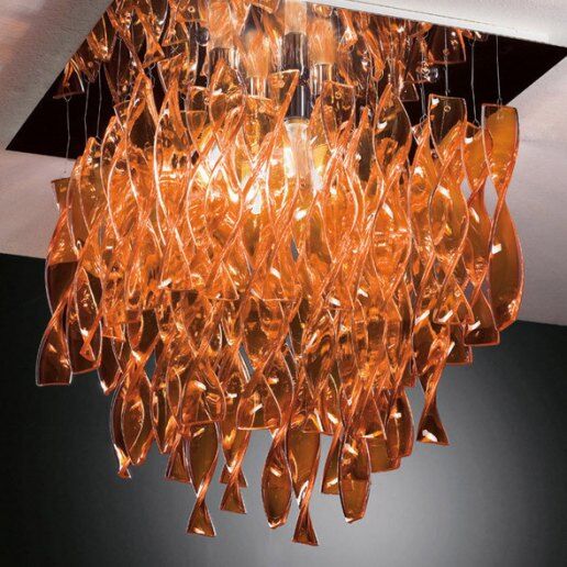 AURA G I arancio foglia oro - Plafoniere da soffitto - AXO LIGHT