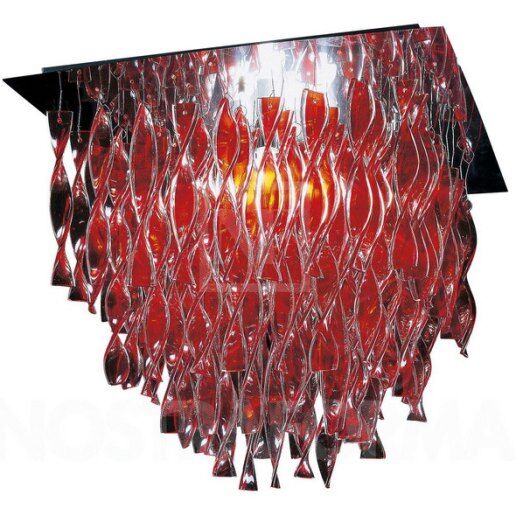 AURA P I rosso foglia oro - Plafoniere da soffitto - AXO LIGHT