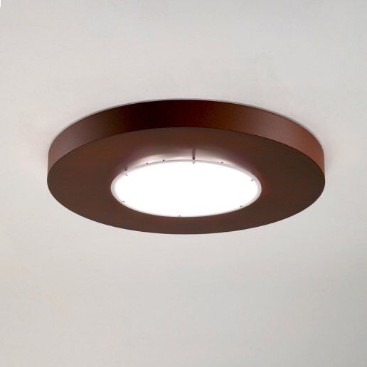 Circle 70 ruggine flu - Plafoniera da soffitto - NOIDESIGN