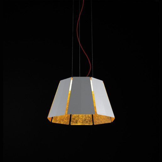 Corolla grande bianco-oro (nero) - Lampadario, sospensione - NOIDESIGN