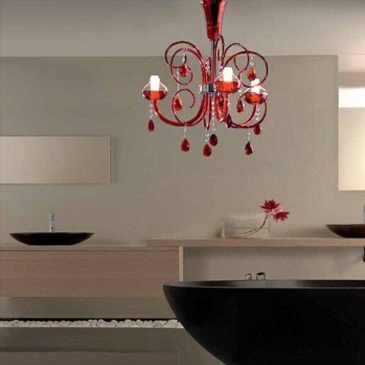 Intrecci 2082/3 murano trasparente swarovski strass (oro opaco) - Lampadario classico - PATRIZIA VOLPATO