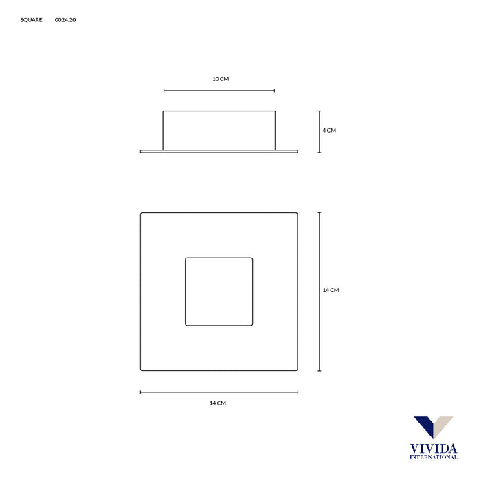 Square - Lampada da soffitto - VIVIDA INTERNATIONAL